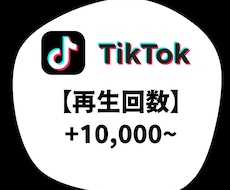 TikTok 再生回数増加します TikTok 再生回数 +1万〜10万回