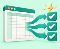 Excel・スプレッドシートを自動化します イメージ1
