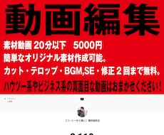 YouTuberが動画編集承ります イメージ1
