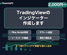 TradingViewのインジケーター作成します インジケーターをPine Scriptで作成します