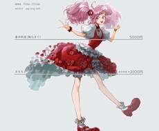 キャラクターイラスト、立ち絵を制作いたします イメージ1