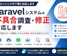 Laravelシステムの不具合調査・保守対応します イメージ1