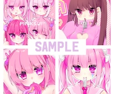 可愛いアニメ風イラスト作成します イメージ1
