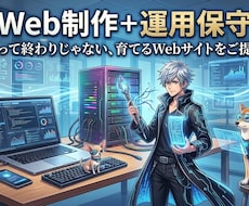 中小企業向けHP制作＋運用保守まで対応します 作って終わりじゃない、育てるWebサイトを