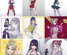 立ち絵、1枚絵、SDイラストなんでも描きます イメージ1
