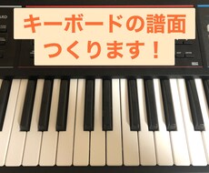 バンドで弾くキーボードの譜面を作成します 耳コピ・アレンジどっちでも、どっちもでも！