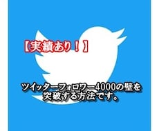 ツイッターフォロワー4000の壁を突破します Webマーケティング歴3年の私が教える圧倒的フォロワー増加法