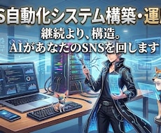 SNS自動化システム構築・運用代行します 継続より、構造。AIがあなたのSNSを回します