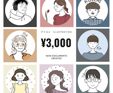 似顔絵★SNS用など★作成します イメージ1