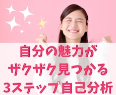 自信がない自分はもう卒業！あなたの魅力を見つけます 意外な魅力に気づき、毎日自分を大好きになる3ステップ自己分析