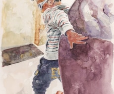 SNSのアイコン、プレゼントなど◎似顔絵を描きます 水彩で描く少しリアルな似顔絵❗️ポートレイトも❗️