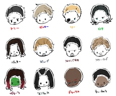 顔アイコン描きます イメージ1