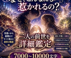 恋人、片想い、二次元、不可視との前世詳細鑑定します イメージ1