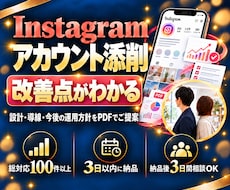 Instagramアカウントをプロが添削します 総対応100件以上｜PDFで設計・改善点・運用方針をご提案