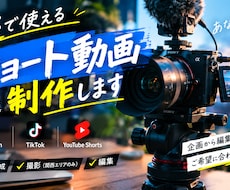 SNS・ショート動画企画撮影編集まで一括対応します イメージ1