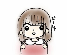 ゆるい可愛い幼稚な絵を描きます 女の子が書いてくれた似顔絵がもっとー。