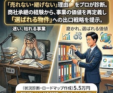 事業売却・後継者不在【セカンドオピニオン】します イメージ1