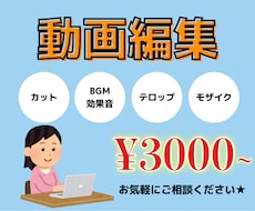 YouTube等の動画編集いたします YouTube/SNS/広告動画などお気軽にご相談ください！
