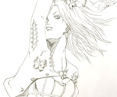 個性的でカッコイイアナログ(鉛筆画)挿し絵描きます イメージ1