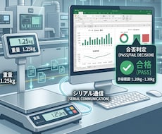 計測器とExcelをシリアル通信で連携します イメージ1