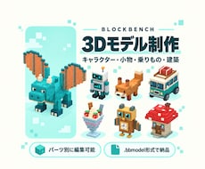 マインクラフト用オリジナル3Dモデル制作します イメージ1