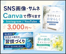 CanvaでSNS画像・サムネを作ります イメージ1