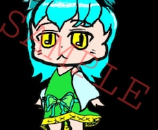 販売OKのゆるい2頭身キャライラスト描きます イメージ1