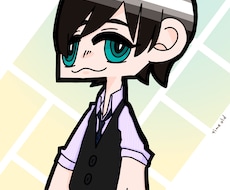 カートゥーン風イラストのアイコンを作成します イメージ1