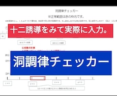 洞調律チェッカーを提供します イメージ1