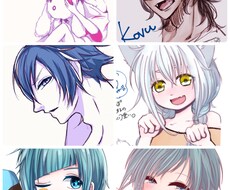 SNSのアイコンイラスト描きます