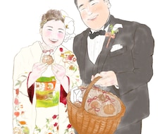 ふんわりあたたかな印象のイラスト作成します イメージ1