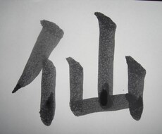 【無料B5であなたの名前や好きな文字一文字を毛筆でお書きします】書き方の解説もつけます。
