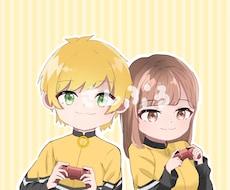 SNSのアイコン挿絵など可愛いキャラクター描きます イメージ1