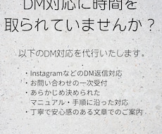 丁寧で感じの良いDM返信を代行します 丁寧で優しい言葉選びを大切に安心できる対応を心がけています