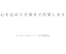 お預かりした文章を手書きで丁寧に代筆します イメージ1