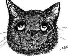 ペン画SNS用アイコンやヘッダー描きます 病み可愛いがお好きな方へまた、アイコンをお探しの方へ