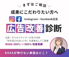 SNS広告の改善をプロが診断・コンサルします イメージ1