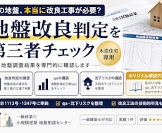 木造住宅の地盤改良判定を第三者チェックします 告示1113号・1347号、qa、沈下リスクを整理します
