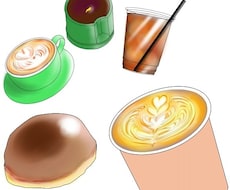 1週間以内に納品！食べ物の絵・イラスト作成します 商用利用OK！オリジナルのイラスト作成します