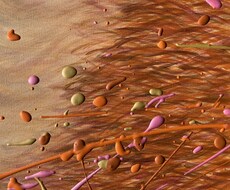 エネルギーを感じで描いた抽象画を販売します イメージ1