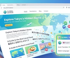 ウェブサイトを動的に自動翻訳昨日を導入します 訪日客を逃さない。サイトが自動で多言語に変わる。