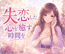 失恋した夜に心を癒す時間を。苦しさ受け止めます イメージ1