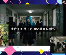 SNS用の動画を作成します TikTok等の短い動画をAIを使って作成します