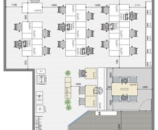 オフィスレイアウト＜～150㎡＞作成します イメージ1