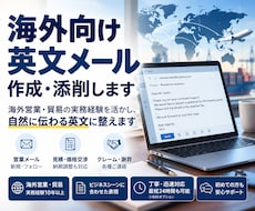 海外向け英文メールを作成・添削します イメージ1