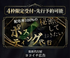 秘密にしておきたい高品質なチラシ配布代行承ります 個人が対応するから保証出来る丁寧で確実に届くポスティング