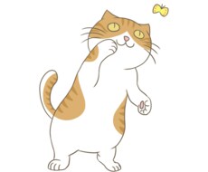 ねこのかわいいカットイラストを描きます イメージ1