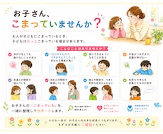 お子さんの困りごとを一緒に整理します イメージ1