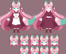 表情差分5種込ゲーム・配信用のドット絵制作ます イメージ1