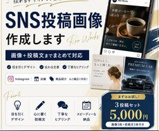 SNS投稿用の画像と文章を作成します イメージ1